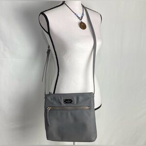 Kate Spade Casual Everyday Water Resistant Dark Gray Nylon Crossbody Bag. NWOT